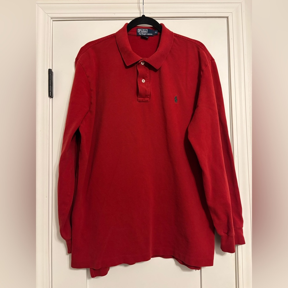Polo by Ralph Lauren Men's Classic Red Polo Shirt